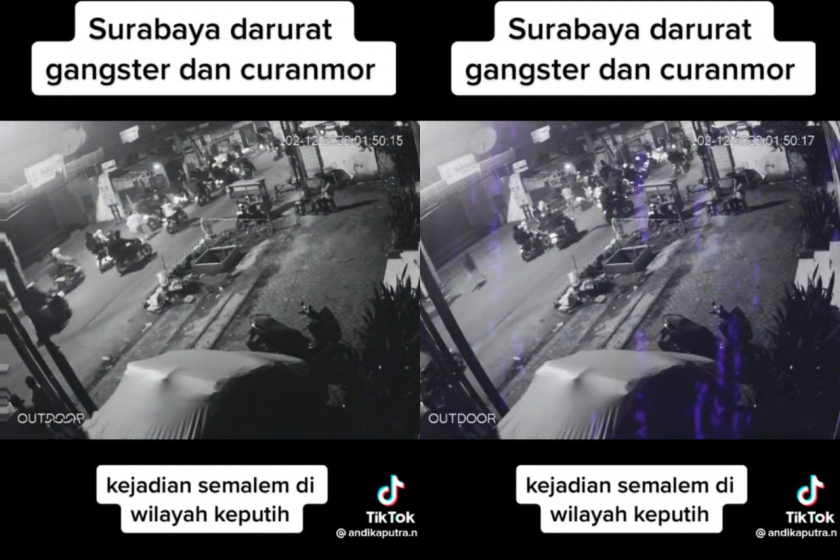 MENEGANGKAN Detik-Detik Gangster Surabaya Serang Warkop, Pengunjung Berhamburan Menyelamatkan Diri hingga Sembunyi di Toilet Rame-Rame