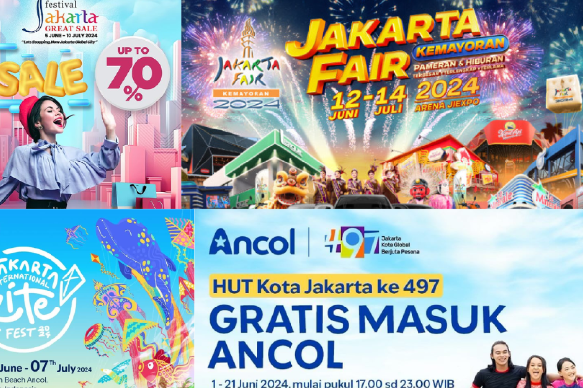 Ini 19 Event Rangkaian Acara HUT ke-497 Jakarta yang Digelar Juni 2024 Jakarta Fair